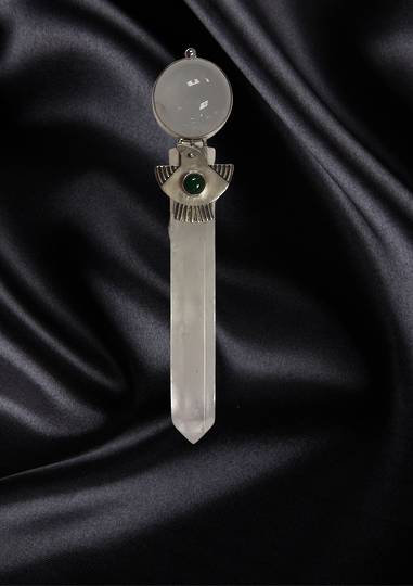 Stunning Quartz Ball and Point Wand